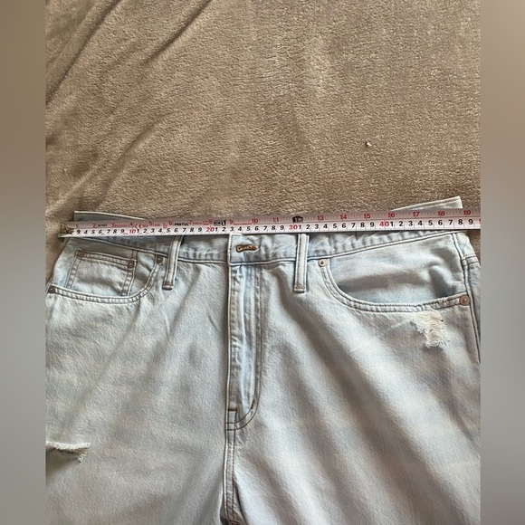 Madewell Blue Straight Leg Jeans with Vintage Appeal - Picture 9 of 15
